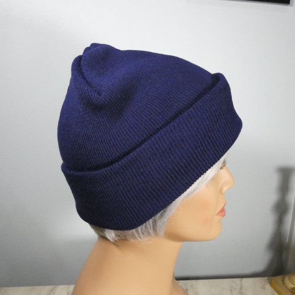 Rainbow Heart Navy Knit Beanie - Picture 4 of 7